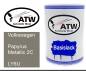 Preview: Volkswagen, Papyrus Metallic 2C, LY6U: 500ml Lackdose, von ATW Autoteile West.